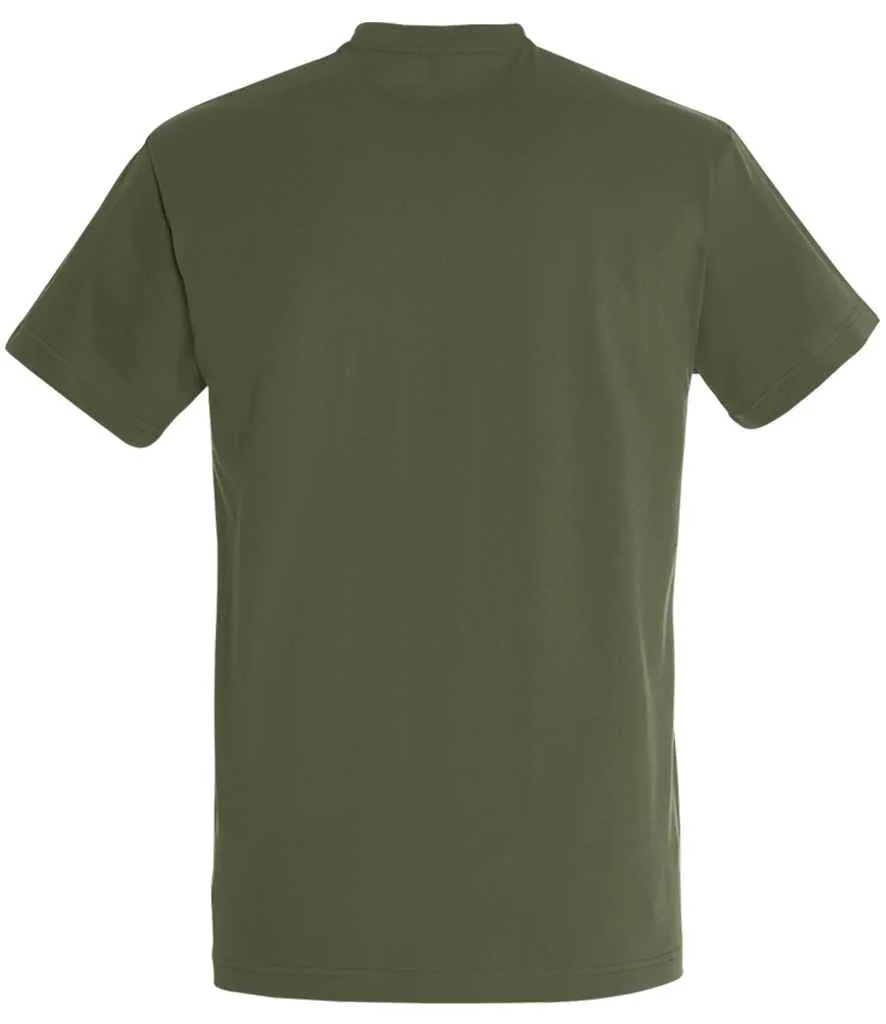 SOL'S Imperial Heavy T-Shirt - Green, Brown