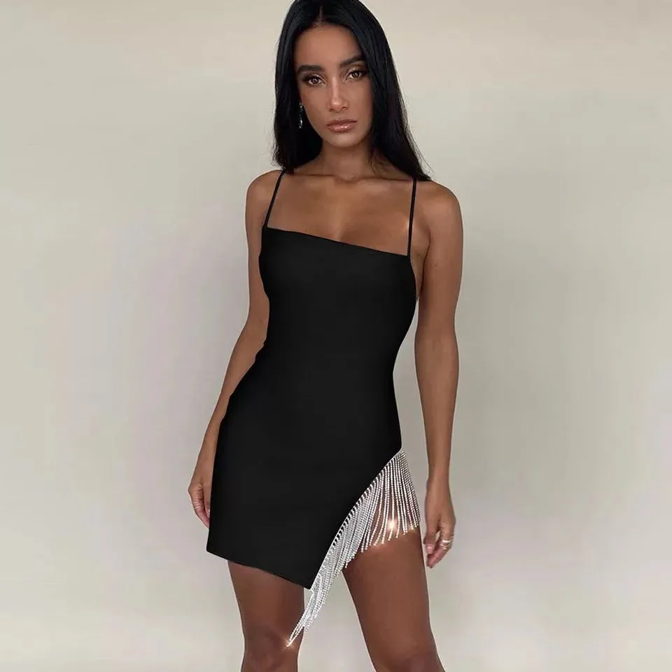 Spaghetti Strap Bling Dress