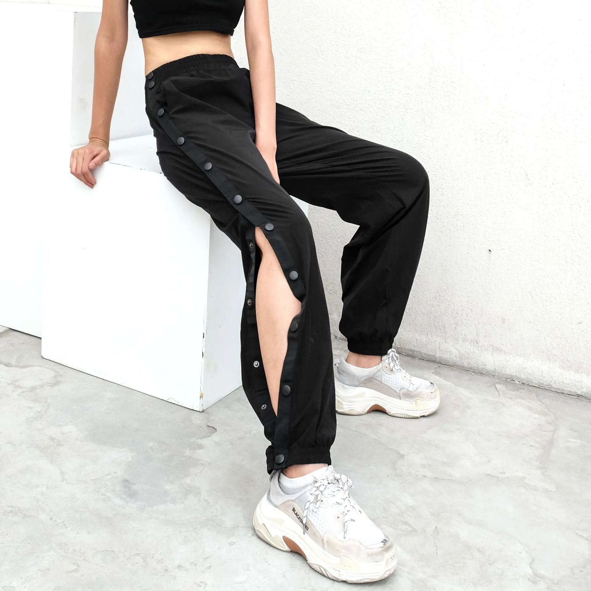 Split Casual Wide Pants