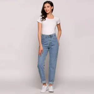 Straight leg Mom Jeans