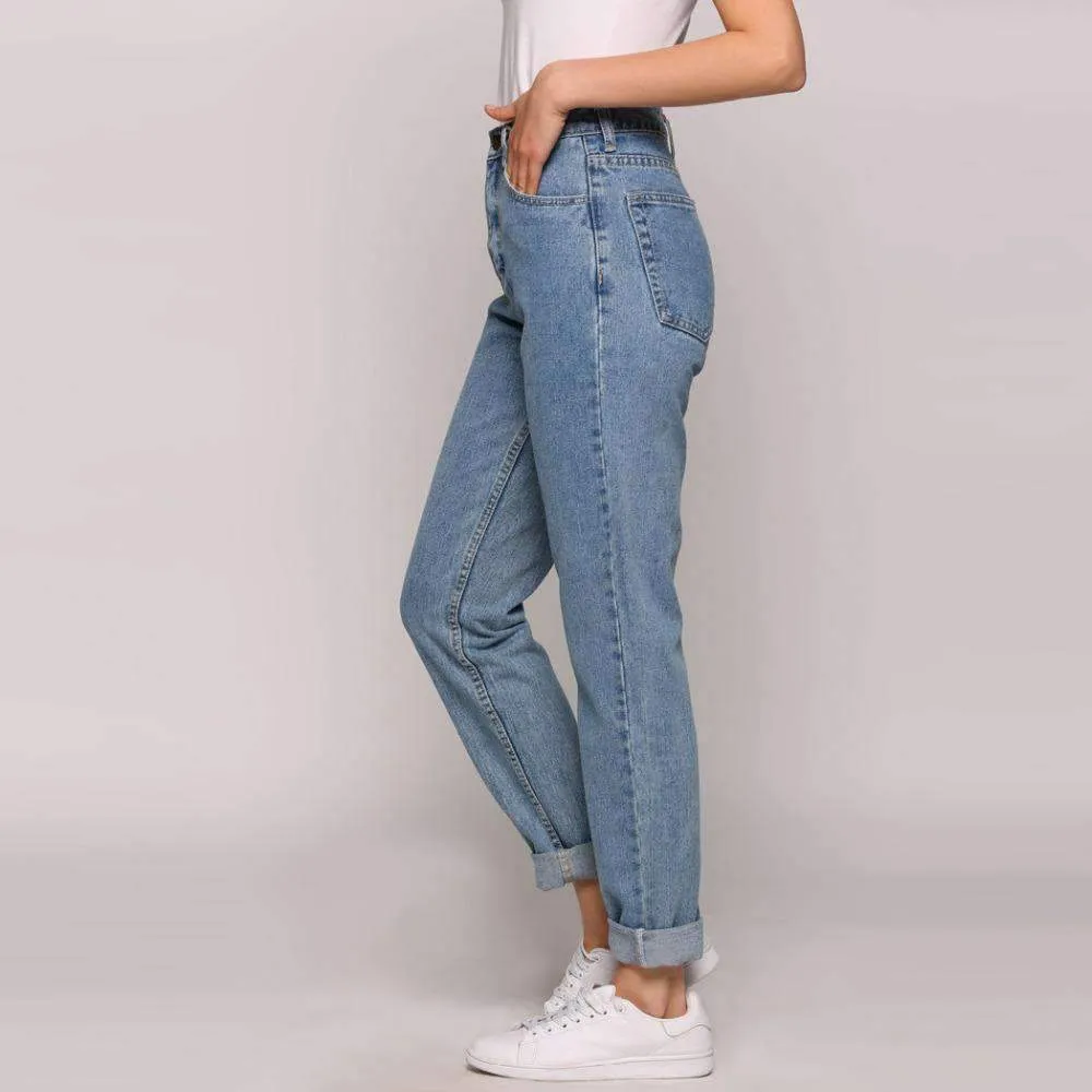 Straight leg Mom Jeans